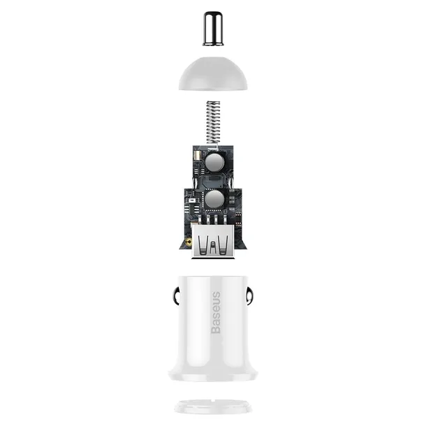 baseus-ladowarka-samochodowa-grain-pro-2x-usb-48a-biala-stan-nowy-waga-z-opakowaniem-0-4-kg