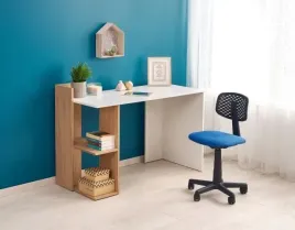nowoczesne-biurko-dla-dzieci-dab-zloty-bialy