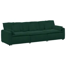 sofa-modulowa-z-poduszkami-ciemnozielona