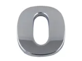 emblemat-cyfra-cyfry-litera-literka-chrom-0-zero