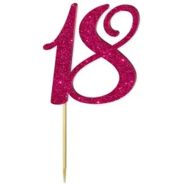 topper-z-pleksy-liczba-18-rozowy-brokat-18-cm