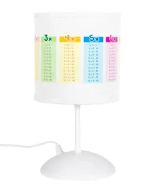 lampka-z-abazurkiem-dla-dzieci-wzor-tabliczka-mnozenia-e27