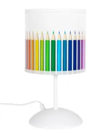 lampka-z-abazurkiem-dla-dzieci-wzor-kolorowe-kredki-e27