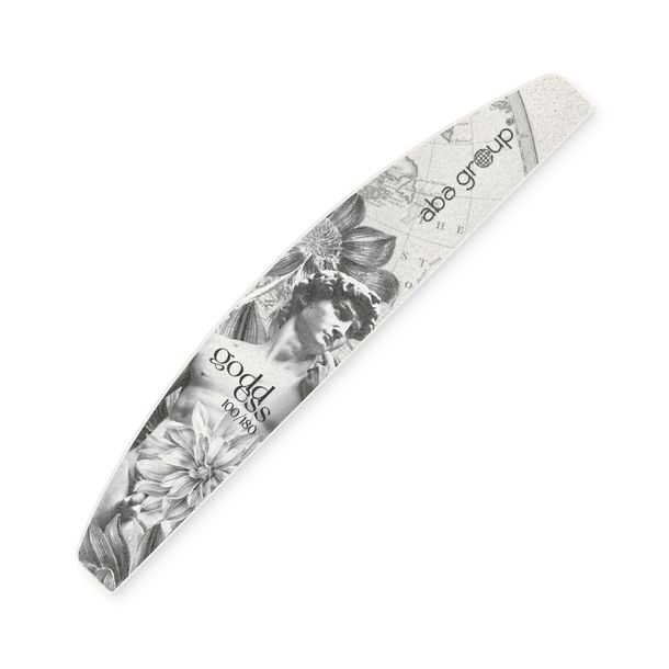 Pilnik do Paznokci Łódka Półksiężyc 100/180 Standard 1 sztuka Aba Group