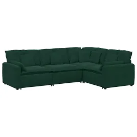 sofa-modulowa-z-poduszkami-aksamitna-ciemnozielona