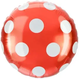 balon-foliowy-grochy-czerwony-arpex-18-rnd