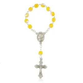 rozaniec-dziesiatka-zolte-koraliki