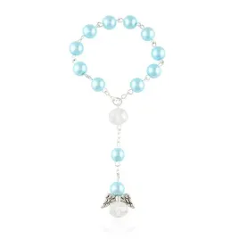 rozaniec-dziesiatka-z-aniolkiem-szklane-paciorki