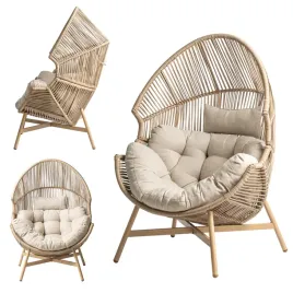 fotel-ogrodowy-kokon-na-taras-balkon-bezowy-krzeslo-do-ogrodu-z-poduszka