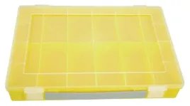 kasetka-asortymentowa-335x225x55-mm-zolta-polipropylenowa-12-przegrodek