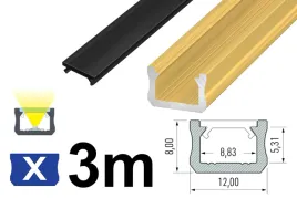 profil-do-led-zloty-3m-typ-x-12mm-waski-niski-do-tasm-led-czarny-klosz