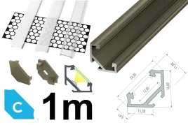 profil-led-narozny-45-typu-c-zestaw-inox-1m