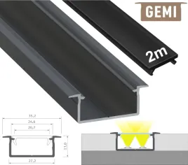 profil-led-na-2-tasmy-led-gemi-wpuszczany-czarny-2m-z-czarnym-kloszem