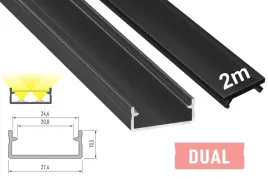 profil-led-na-2-tasmy-led-dual-2m-czarny-klosz