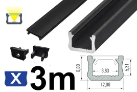 profil-led-3m-do-tasm-12mm-waski-typ-x-czarny-3m-czarny-klosz-zaslepki