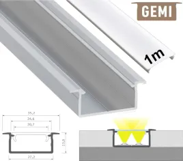 profil-led-na-2-tasmy-led-aluminiowy-wpuszczany-gemi-srebrny-1m-z-kloszem