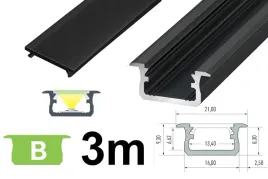 profil-do-led-typ-b-czarny-3m-aluminiowy-wpuszczany-czarny-klosz-pmma