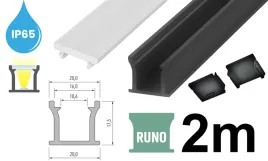 profil-wodoodporny-led-ip65-czarny-2m-runo-zestaw