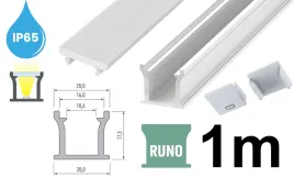 profil-wodoodporny-led-ip65-bialy-1m-runo-zestaw