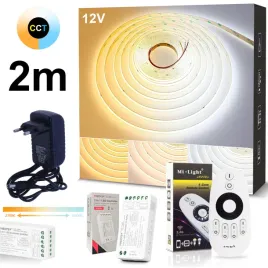 tasma-led-2m-cob-cct-12v-or-2700k-6500k-zmiennobarwna-sterownik-i-zasilacz