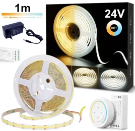 tasma-led-1m-cob-cct-24v-ze-zmienna-barwa-2700k-6500k-sterownik-zasilacz