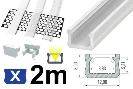 profil-do-tasm-led-waski-2m-zestaw-bialy-klosz