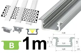 profil-do-led-wpuszczany-1m-typu-b-srebrny-zestaw