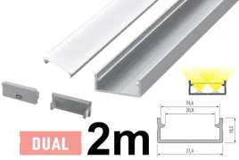 profil-led-na-2-tasmy-led-dual-srebrny-2m-zestaw