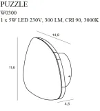 maxlight-w0300-kinkiet-puzzle-s-czarny