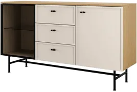 komoda-150-cm-z-szufladami-evoria-z-witryna-pojemna-salon-metalowe-nozki