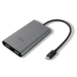 i-tec-tb3dual4kdp-zewnetrzna-karta-graficzna-usb-5120-x-2880-px-szary