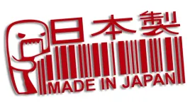 wycinana-naklejka-made-in-japan-domo-czerwona