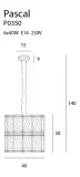 maxlight-p0350-lampa-wiszaca-pascal-40-cm