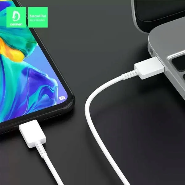 denmen-kabel-usb-typ-c-120w-1m-bialy-d28-kod-producenta-d28