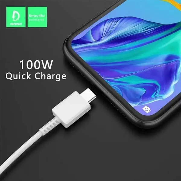 denmen-kabel-usb-typ-c-120w-1m-bialy-d28-marka-denmen