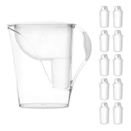 zestaw-dzbanek-filtrujacy-luna-bialy-z-10-filtrami-classic