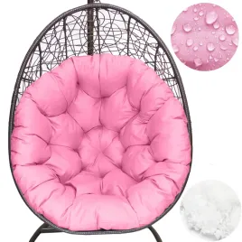 poduszka-wodoodporna-na-fotel-hustawke-kokon-120cm-rozowa