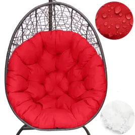 poduszka-wodoodporna-na-fotel-hustawke-kokon-120cm-czerwona