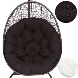 poduszka-wodoodporna-na-fotel-hustawke-kokon-120cm-brazowa