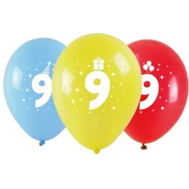 balony-cyfra-9-w-koronie-mix-arpex-14-3-szt