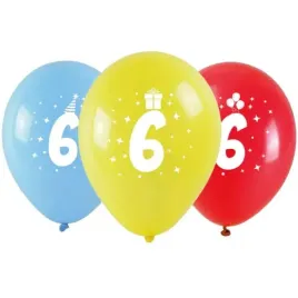 balony-cyfra-6-w-koronie-mix-arpex-14-3-szt