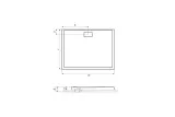 excellent-zero-brodzik-120x90cm-akrylowy-stan-nowy
