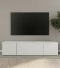 stojaca-szafka-rtv-komoda-polka-pod-telewizor-200-cm-bialy-mat-4-drzwi