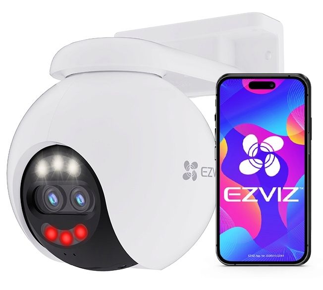 Kamera WIFI 4K Obrotowa EZVIZ H80X Dual Lens 8MPx + 2Mpx Inteligentna