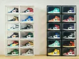 3x-box-na-buty-organizer-pudelko-niebieskie-stan-nowy