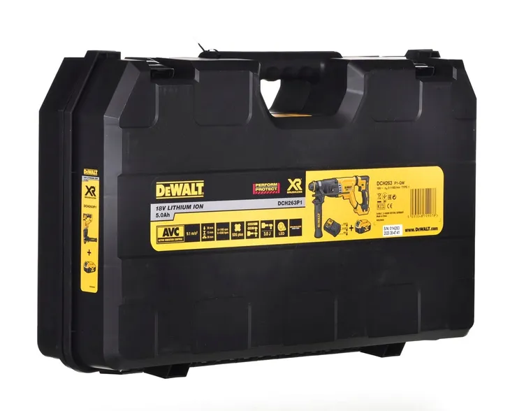 mlot-wiercaco-klujacy-18v-dewalt-dch263p1-zasilanie-akumulatorowe