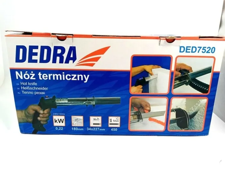 noz-termiczny-220w-max-450-stp-c-marka-dedra-stan-nowy