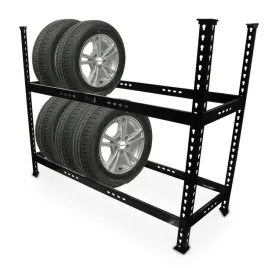 regal-metalowy-na-opony-8-kol-150-kg-czarny-lekki-bez-narzedzi