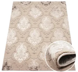 dywan-elite-23282-ornament-brazowy-bezowy-60x100
