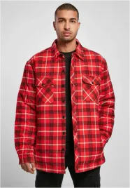 zimowa-kurtka-tb3829-plaid-quilted-shirt-red-black